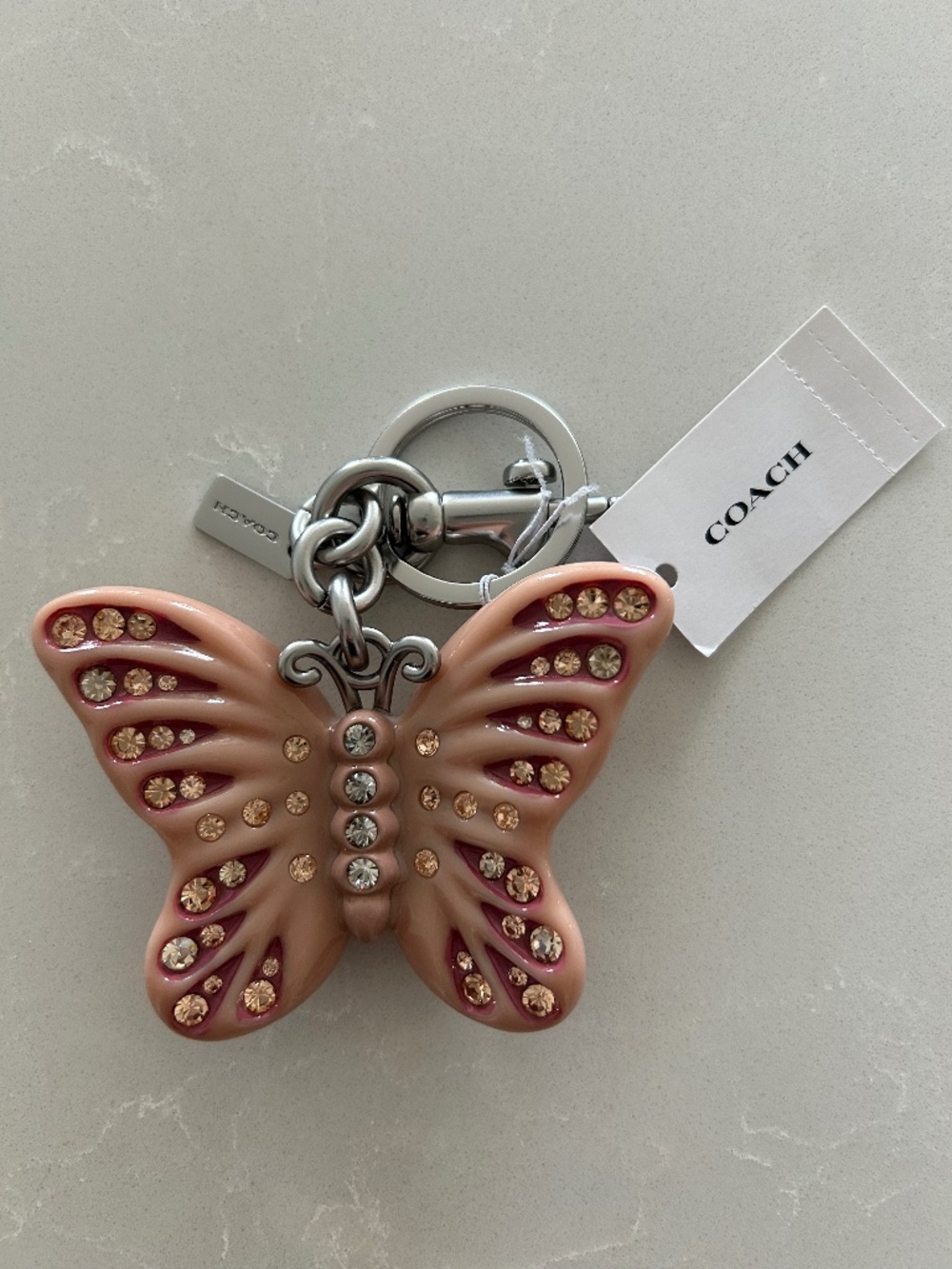NWT Coach Butterfly Bag Charm